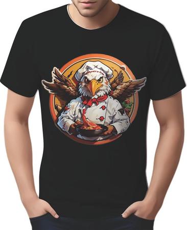 Camisa Camiseta Color Chefe Águia Cozinheira Cozinha 1 - Enjoy Shop Imagem de Camisa Camiseta Color Chefe Águia Cozinheira Cozinha 1