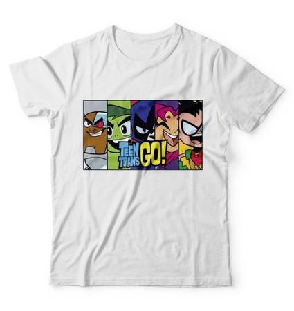 Camisa Camiseta Desenho Os Titãs Herois Adulto Infantil - Vetor