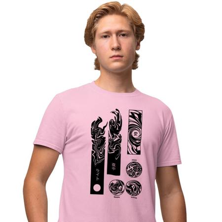 Imagem de Camisa Camiseta Masculina Estampada Harakiri 100% Algodão Fio 30.1 Penteado