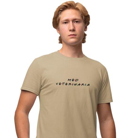 Imagem de Camisa Camiseta Masculina Estampada Med Veterinaria Friends 100% Algodão Fio 30.1 Penteado