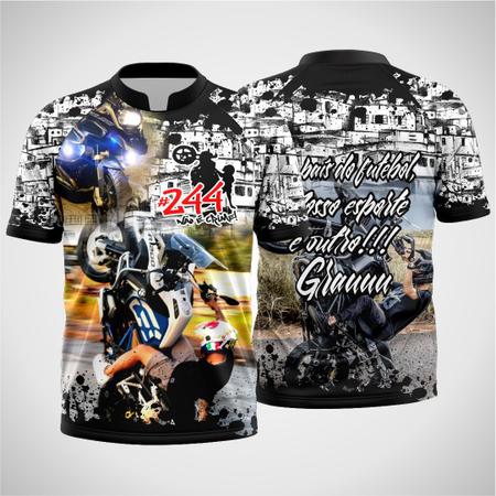 Camisa/camiseta Motos 244 Não É Crime - Grau