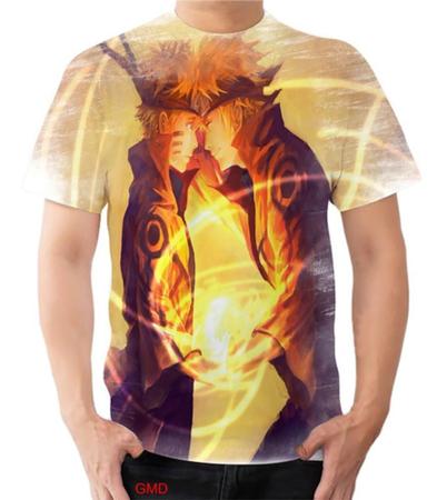 Camiseta/camisa Infantil Pai Do Naruto Minato Rasengan