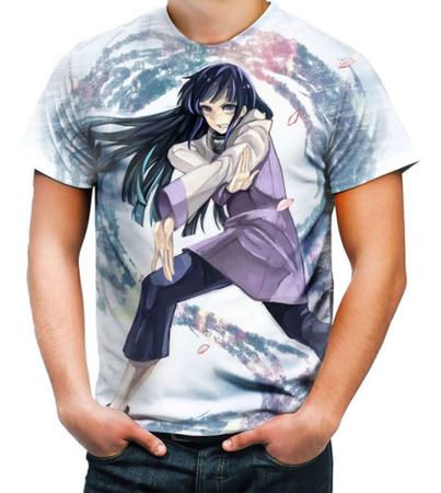 Camiseta Infantil Hinata Hyuga Personalizada