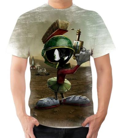 Camisa Camiseta Personalizada Marciano Desenho Alien 8