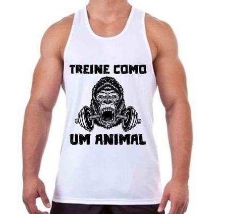 Camisa Camiseta Regata Academia Treino Musculação Animal