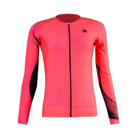 Imagem de Camisa Ciclismo Manga Longa Furbo Feminina Donna Ragazza Glow