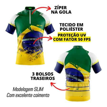 Camisa Ciclismo Masculina Be Fast Champion Brasil Bike Mtb - Camisa de  Ciclismo - Magazine Luiza