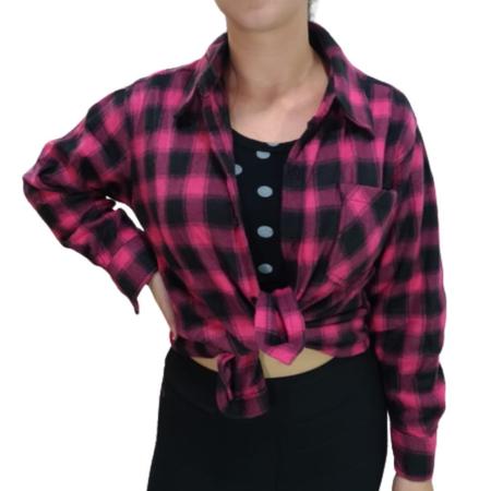 Camisa de flanela best sale feminina