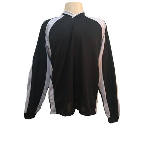 Imagem de Camisa de Goleiro modelo Turim número 1 Preto/Cinza