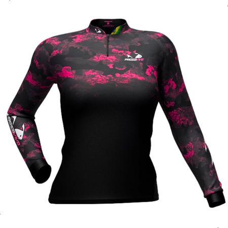 Imagem de Camisa de Pesca Feminina Proteção UV Baby PV11 Presa Viva - P