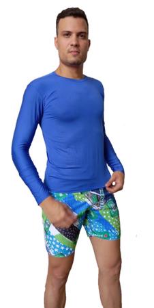 Imagem de Camisa de proteção uv 50+ (malha fria) - azul royal