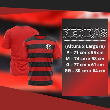 Camisa do Time Flamengo FC Oficial Listrada Rubro Negro - Braziline -  Camisa de Time - Magazine Luiza