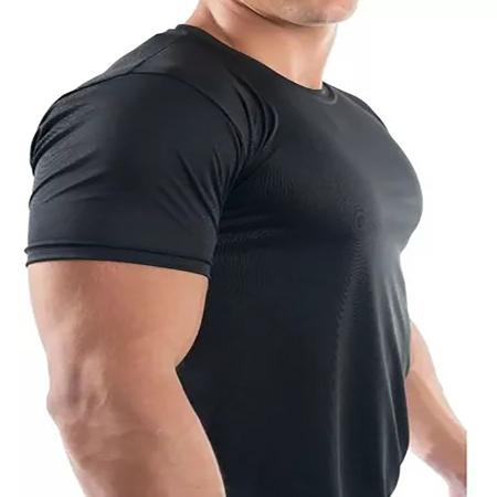 Imagem de Camisa Dry Fit Camiseta Academia Ginastica Esportiva Com Proteção Uv