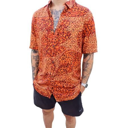 Camisa social best sale onça masculina