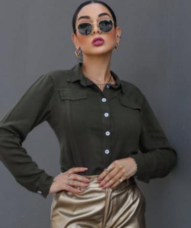 Camisa Femenina viscose Amanda - SOLE MIO Imagem de Camisa Femenina viscose Amanda