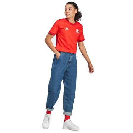 Camisa Internacional I 23/24 - Feminina Adidas - Vermelho