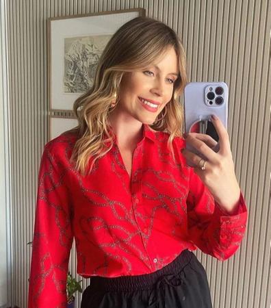 Camisa feminina cheap de crepe