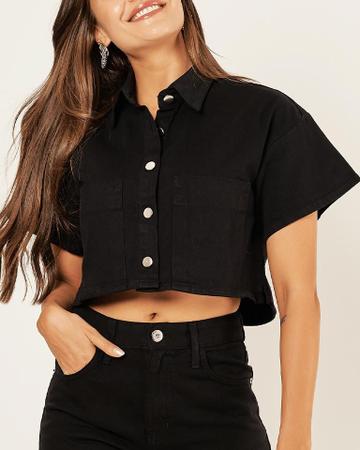 Camisa hotsell feminina preta