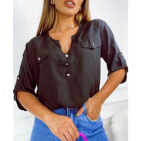 Camisa de hotsell botões feminina