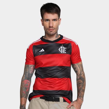 Camisa Flamengo III 23/24 Preta - Adidas - Masculino Torcedor