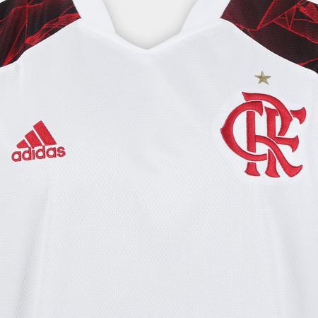 Camisa Flamengo II 21/22 - Masculino Torcedor - Branco/Vermelho