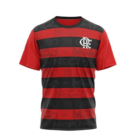 Camisa Flamengo Rubro-Negro Masculino Torcedor Gola Careca