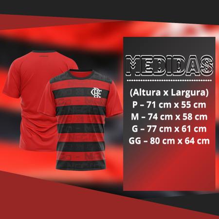 Camisa Flamengo Rubro-Negro Masculino Torcedor Gola Careca