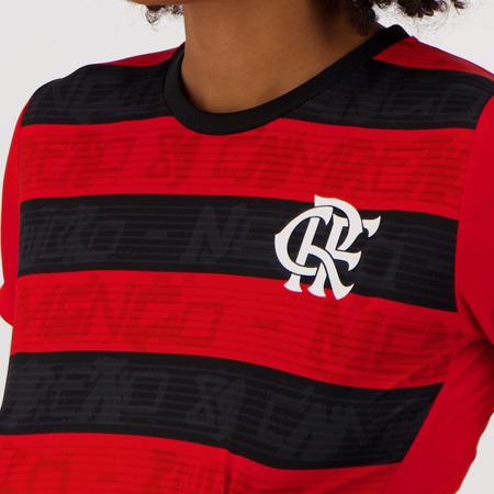 Imagem de Camisa Flamengo Shout Feminina Vermelha e Preta