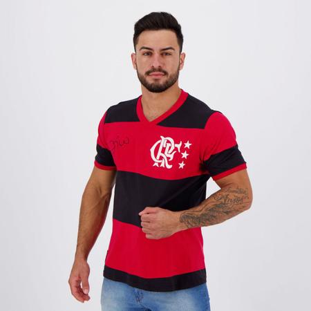 Camiseta Time Flamengo Zico Licenciada Libertadores 81 no Shoptime