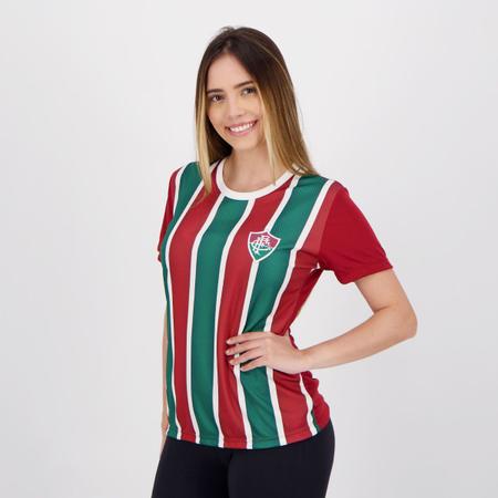 Camisa Fluminense Change Feminina Gren e Verde Braziline