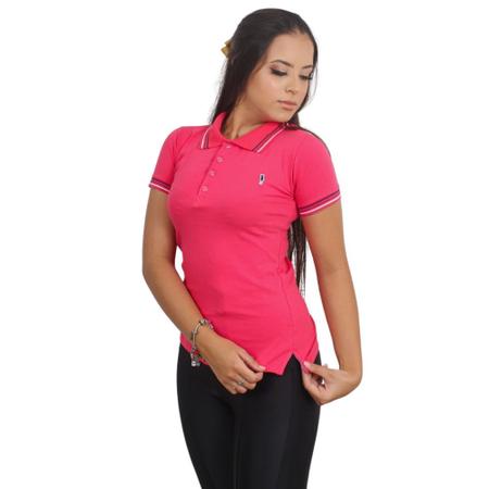 Camisa polo hotsell feminina lisa atacado