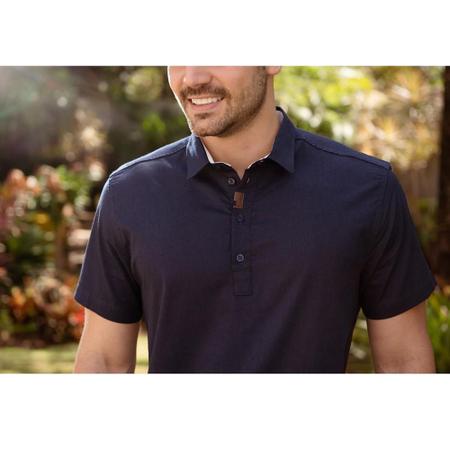 Imagem de Camisa Gola Polo Masculina Teodoro Botões Lisa