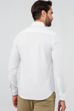 Imagem de Camisa Hangar 33 Slim Fit Strech Branco