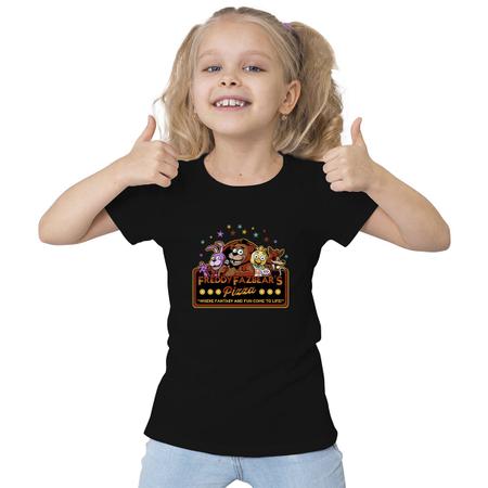 Camisa Infantil Five Night Freddy Pizza Fazbear 100% Algodão - Asulb -  Camisa Feminina - Magazine Luiza