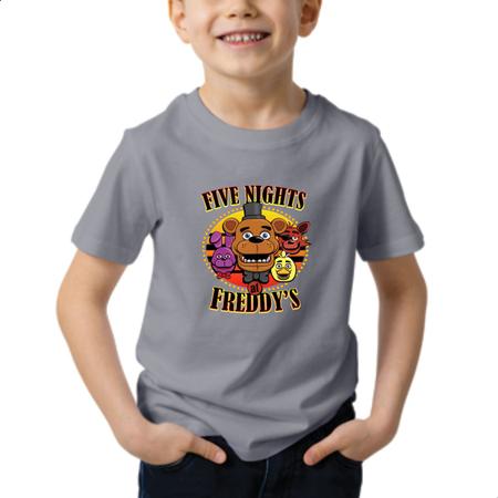 Camisa Infantil Five Night Freddy Pizza Fazbear 100% Algodão - Asulb -  Camisa Feminina - Magazine Luiza