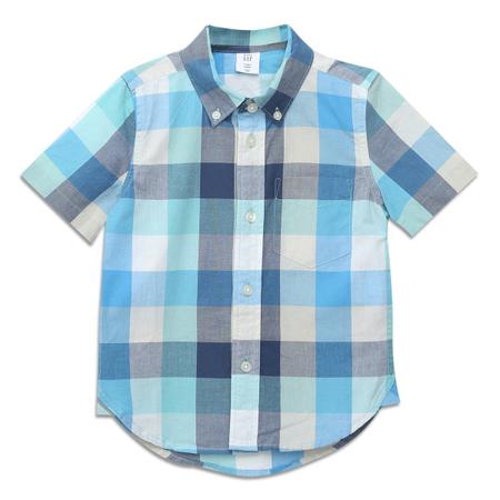 Imagem de Camisa Infantil GAP Xadrez Manga Curta Masculina