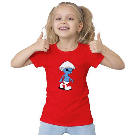 Camisa Infantil Smurf Cat Video Meme Roblox Jogo 100% Algodã