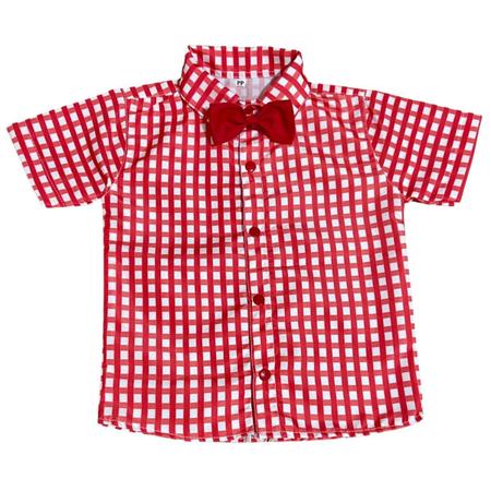 Camisa Infantil Social Xadrez Festa Junina - Várias Cores - Pequenos Encantos Baby Imagem de Camisa Infantil Social Xadrez Festa Junina - Várias Cores