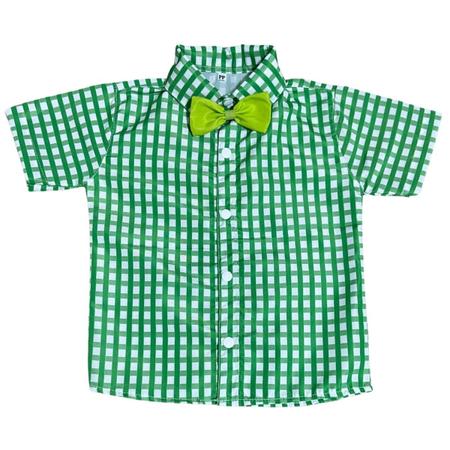 Camisa Infantil Social Xadrez Festa Junina - Várias Cores - Pequenos Encantos Baby Imagem de Camisa Infantil Social Xadrez Festa Junina - Várias Cores