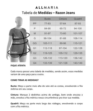Imagem de Camisa Jeans Feminina Com Recorte P ao GG - Razon - 0063
