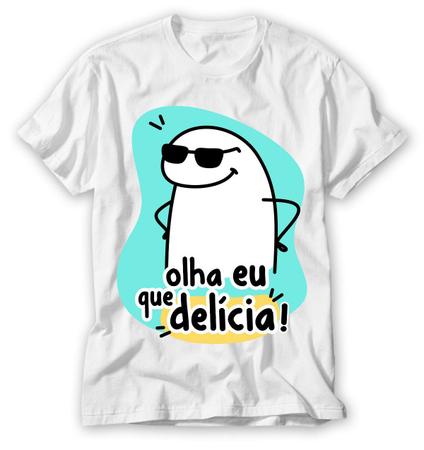 Camisa Meme Flork Desenho de Palito - Vários Modelos - Branco