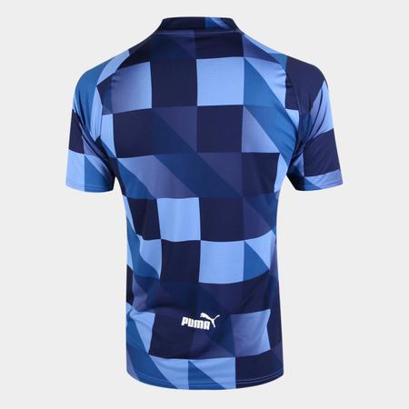 CAMISA MAN CITY PRE JOGO II 23 PUMA MASCamisa Pré-Jogo Manchester City II  23 Masculina Puma em Promoção