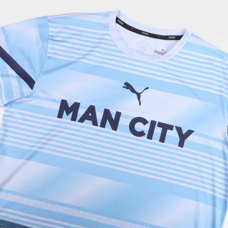 Camisa Manchester City Pré-Jogo 22/23 Puma Masculina - Preto