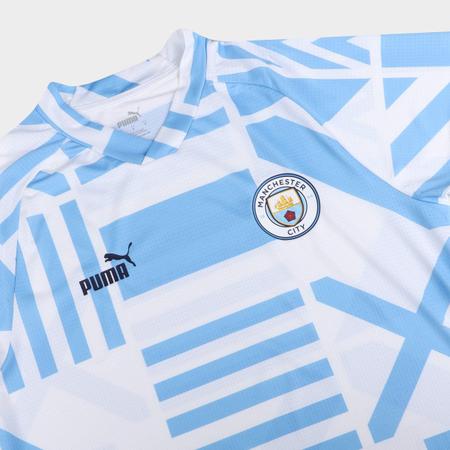 Camisa Manchester City Pré-Jogo 22/23 Puma Masculina - Preto