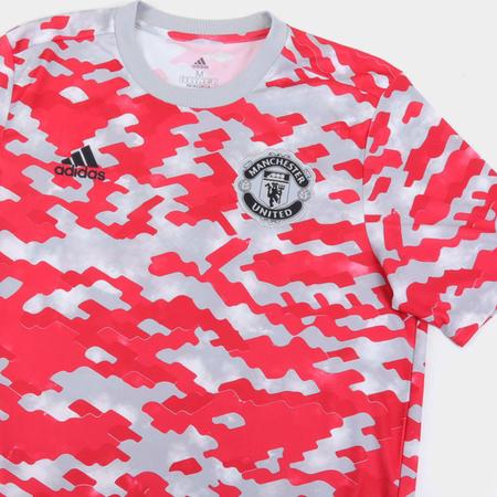 Camisa Adidas Manchester United Pre Jogo - masculino - adulto Preto