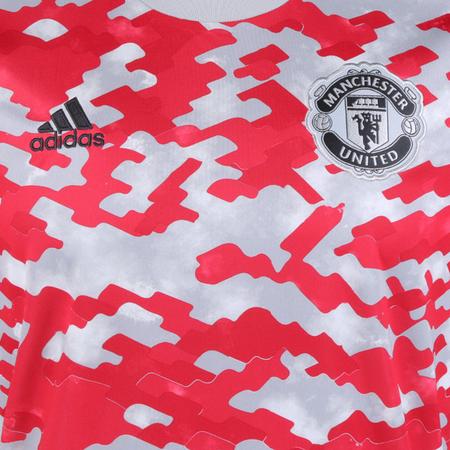 Camisa Adidas Manchester United Pré Jogo 2021 - FutFanatics