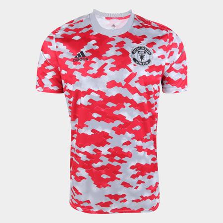 Camisa Manchester United Pré-Jogo 21/22 - Primeira Linha