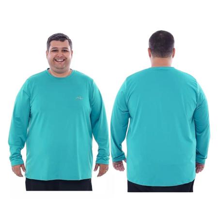 Imagem de Camisa Manga Longa Segunda Pele Proteção Solar UV Plus Size