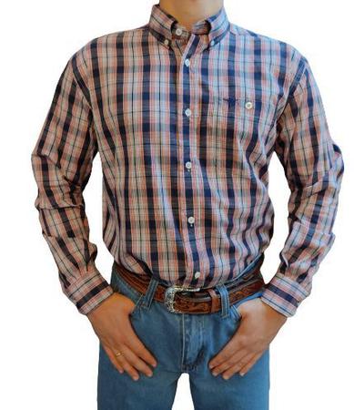 Camisa Manga Longa Xadrez 2020 verm cinza Wrangler TAM P