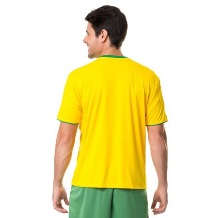 Camiseta Elite Brasil Preta Amarela Dry P Ao EG4 - Outros Moda e Acessórios  - Magazine Luiza